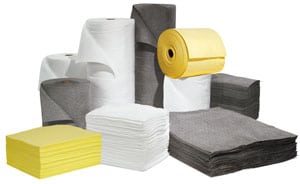 absorbent pads and rolls
