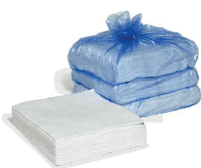 static resistant oil absorbent pads