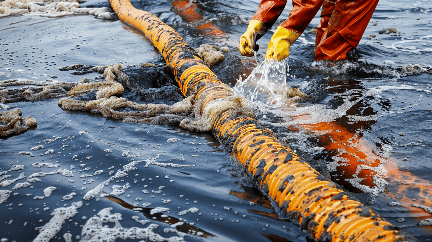 using_an_oil_spill_boom_for_water_oil_spill_photo