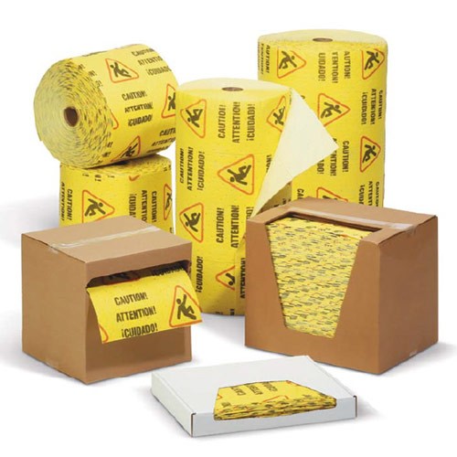 Universal Absorbent Pads & Industrial Absorbent Rolls