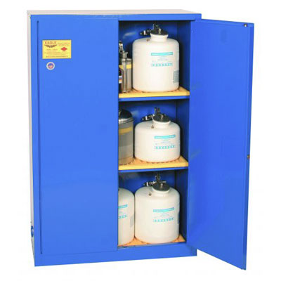 Steel Acid and Corrosive Storage Cabinets with Additional Chemical Protection