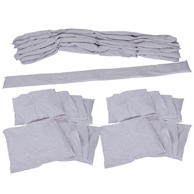 acid spill neutralizing absorbent socks and pillows