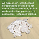 White Knit Rags | Reclaimed T-Shirt Rags