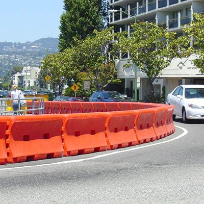 water filled barriers