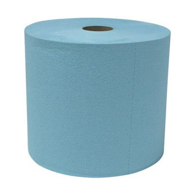 Blue Shop Towel Jumbo Roll 692 sheets - Industrial Wipes & Rags
