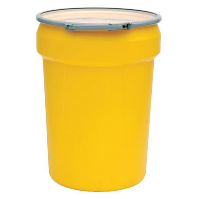 30 Gallon Lab Pack, Yellow, Metal Lever Lock - Hazardous Waste Containers