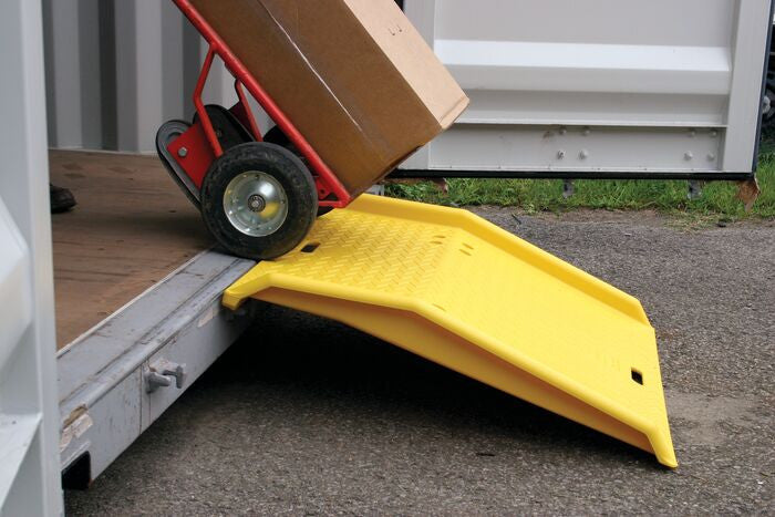 Container Ramp - Yellow HDPE - manufacturer product image 3