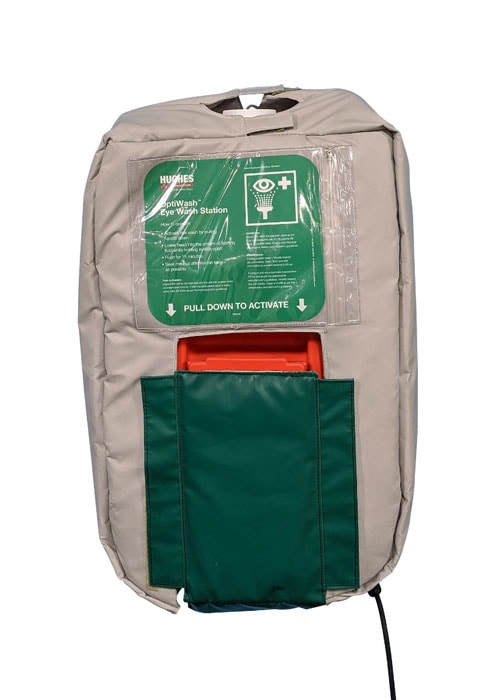 10 Gal. Portable Eye Wash Heated Insulated Jacket, 120V - manufacturer product image 1