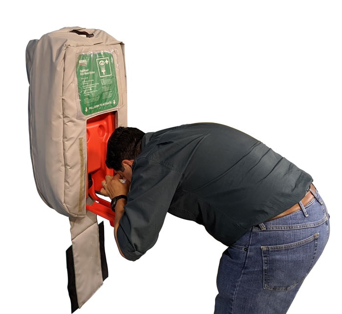 10 Gal. Portable Eye Wash Insulated Jacket - manufacturer product image 2