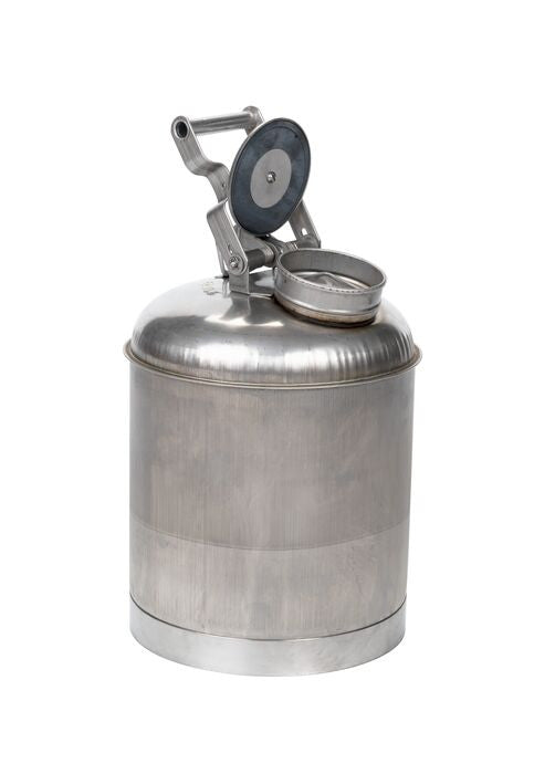 5-Gal Liquid Waste Container - NO Funnel, Stainless - manufacturer product image 1
