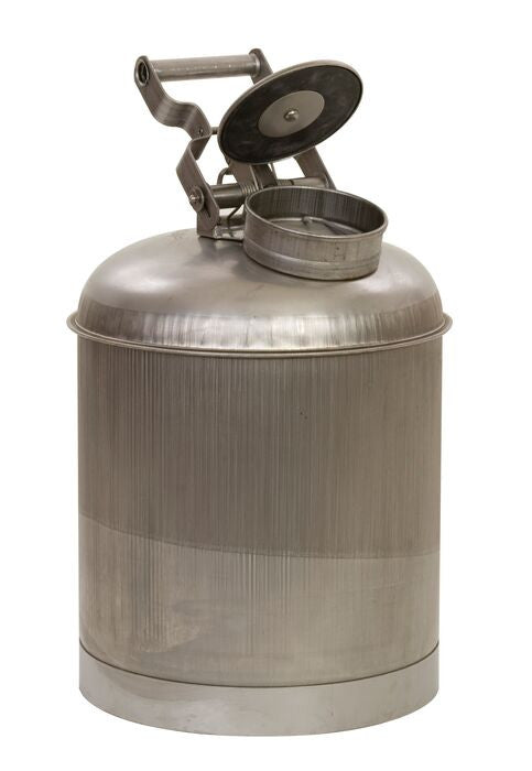 5-Gal Liquid Waste Container - NO Funnel, Stainless - manufacturer product image 2
