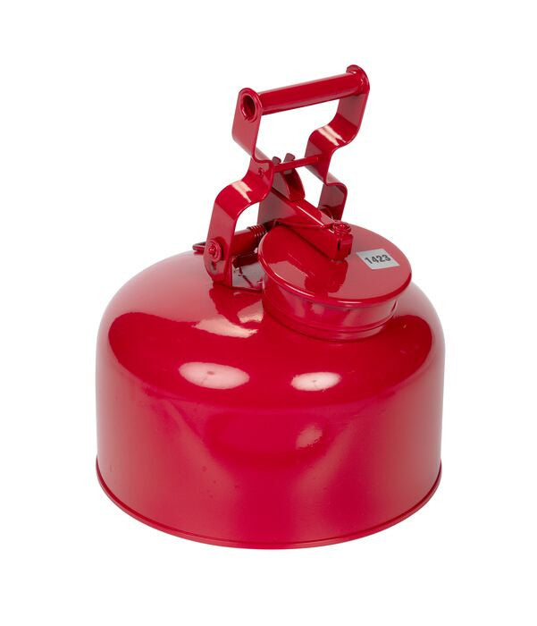 2.5-Gal Liquid Waste Container, Red Steel - manufacturer product image 1