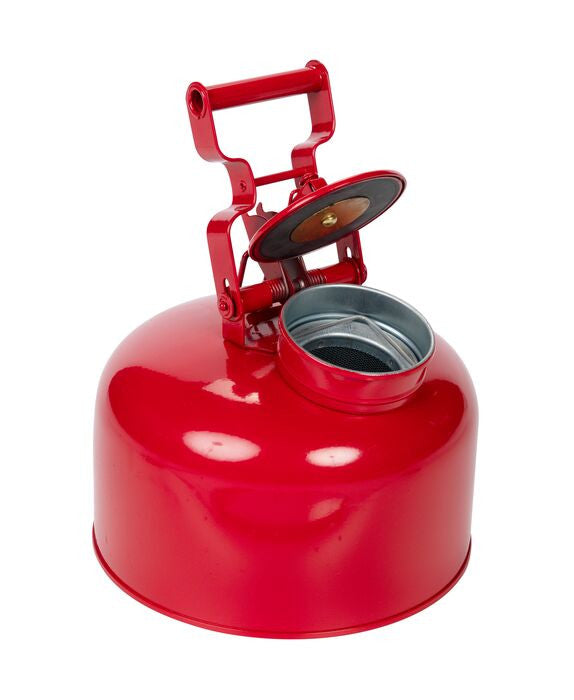 2.5-Gal Liquid Waste Container, Red Steel - manufacturer product image 3