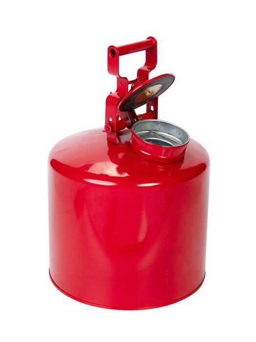 5-Gal Liquid Waste Container, Red Steel - manufacturer product image 3