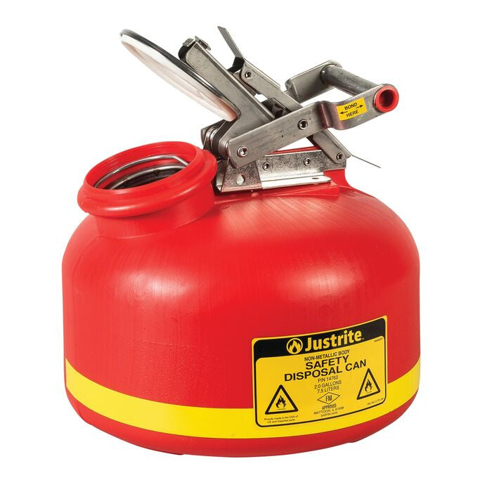 2-Gal Liquid Waste Container, Red Poly (replaces A1519E) - manufacturer product image 3