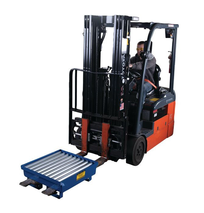 1-Drum Steel Spill Pallet, Blue Powder, No Drain Plug - manufacturer product image 4