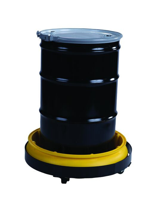 1-Drum Spill Tray No Grate, Yellow, 31in Dia. - manufacturer product image 4