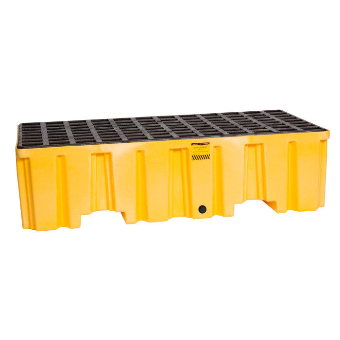 2-Drum Spill Control Pallet, Yellow - manufacturer product image 1