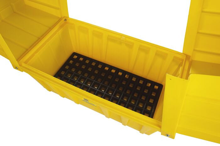 2-Drum Low-Profile Covered Dispensing Workstation - manufacturer product image 4