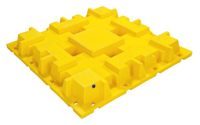4-Drum Spill Control Pallet, Yellow, Nesting, 6000lb load capacity - manufacturer product image 4