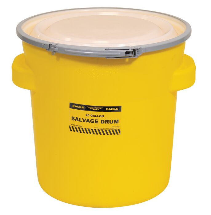 20-Gallon Salvage Drum w/ Metal Lever Lock - manufacturer product image 1