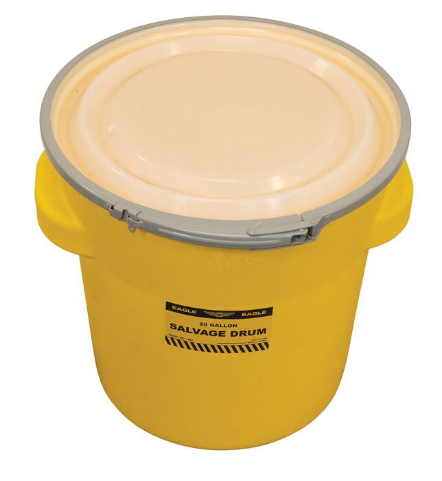 20-Gallon Salvage Drum w/ Metal Lever Lock - manufacturer product image 2
