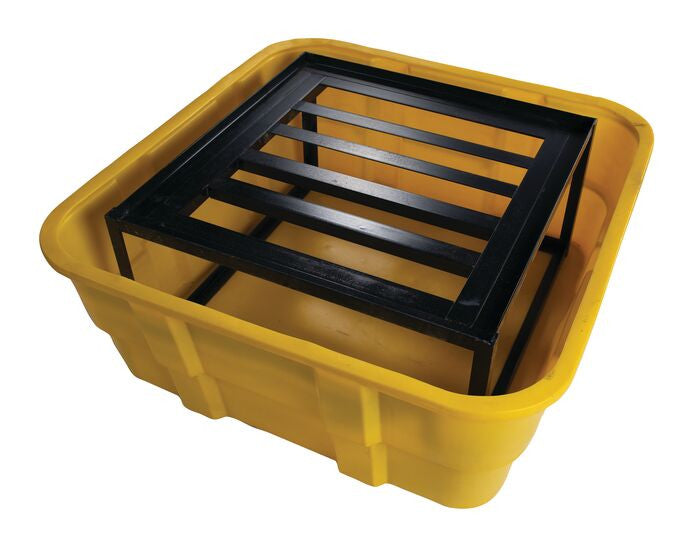 IBC Spill Pallet, Steel Platform 67x67x26 inches No Fork Pocket No Drain - manufacturer product image 3