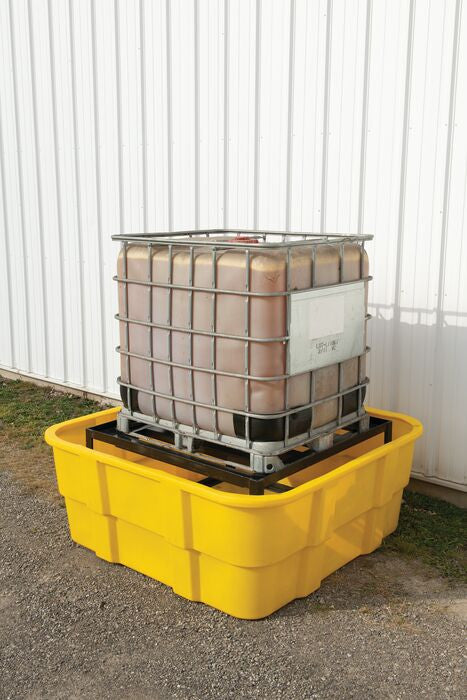 IBC Spill Pallet, Steel Platform 67x67x26 inches No Fork Pocket No Drain - manufacturer product image 4