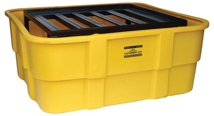 IBC Spill Pallet, Steel Platform 67x67x26 inches No Fork Pocket No Drain - manufacturer product image 2