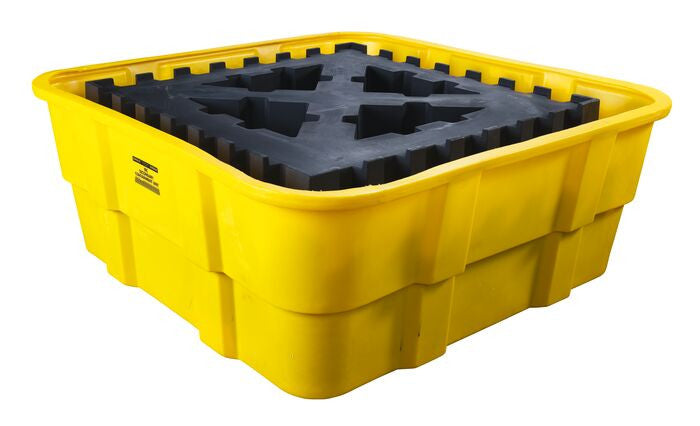 IBC Spill Pallet, 1 Unit Poly Platform 67x67x26in No Fork Pocket No Drain - manufacturer product image 4