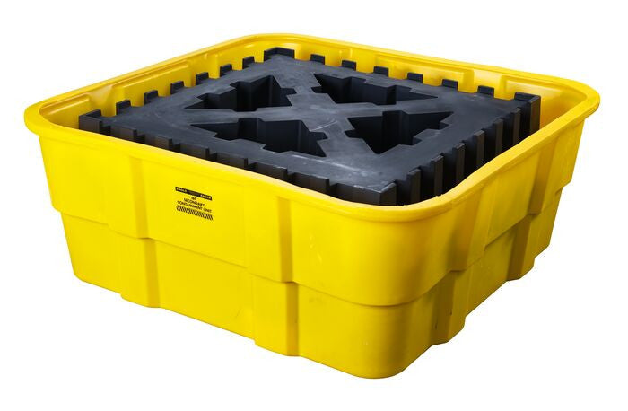 IBC Spill Pallet, 1 Unit Poly Platform 67x67x26in No Fork Pocket No Drain - manufacturer product image 2