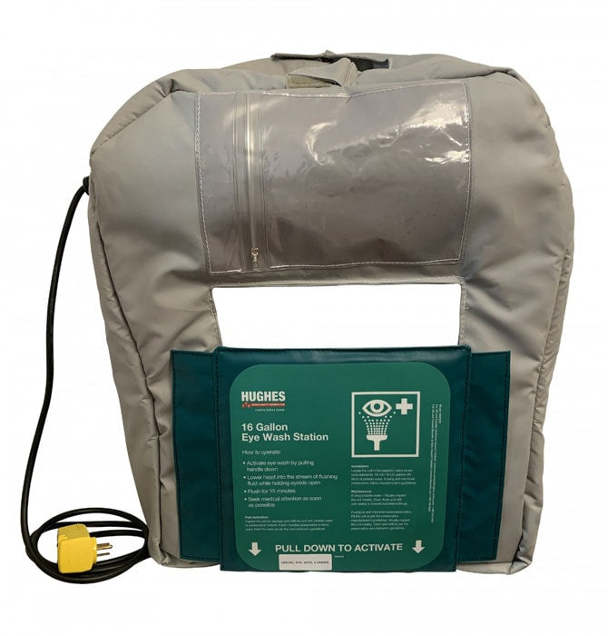 16 Gal. Portable Eye Wash Heated Insulated Jacket, 120V - manufacturer product image 1
