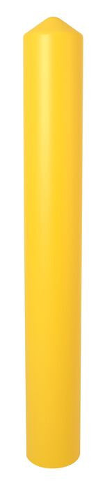 4 inch Round 56 inch Yellow Smooth Post Sleeves - manufacturer product image 1