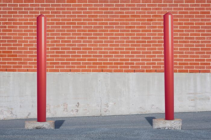 4 inch Round 56 inch Red Smooth Post Sleeves - manufacturer product image 4