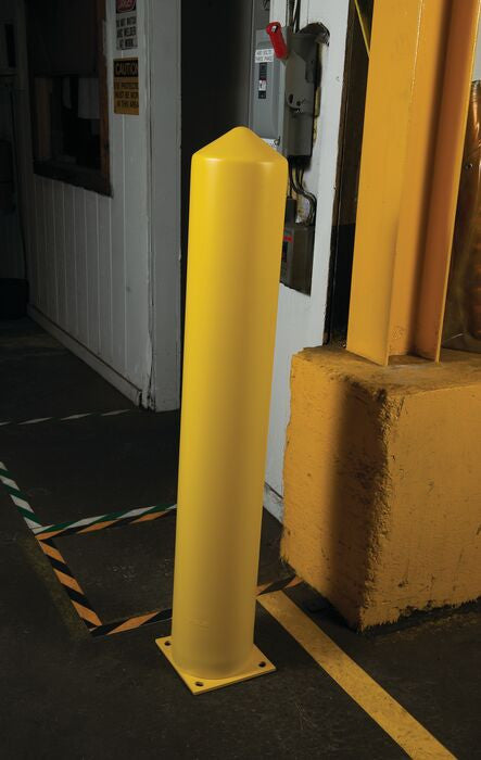 8 inch Round 57 inch Yellow Smooth Post Sleeves - manufacturer product image 3