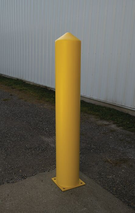8 inch Round 57 inch Yellow Smooth Post Sleeves - manufacturer product image 4