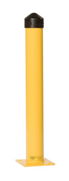 4 inch Round 24 inch High Steel Bollard Post - manufacturer product image 1