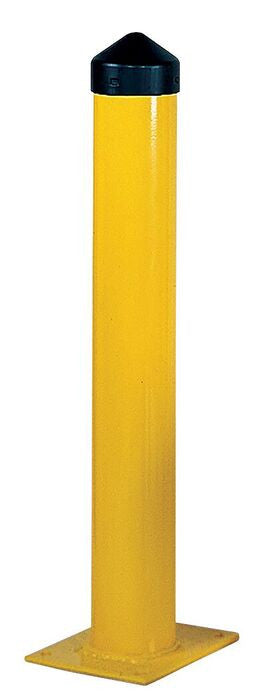 5 inch Round 24 inch High Steel Bollard Post - manufacturer product image 1