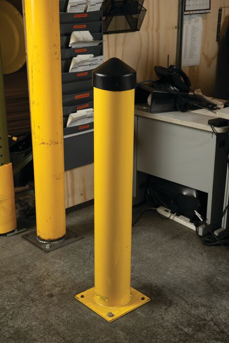 6 inch Round 42 inch High Steel Bollard Post - manufacturer product image 2