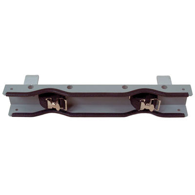 Bench Mount 2-Gas Cylinders Bracket, steel - Gas Cylinder Storage