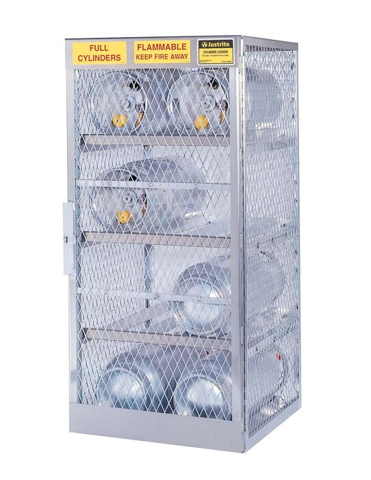 Storage Locker Cabinet, 8 Horizontal LPG Cylinders - manufacturer product image 2