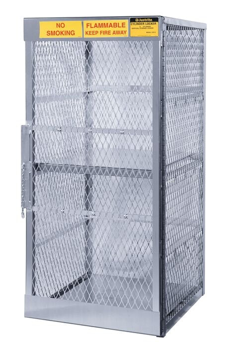 Storage Locker Cabinet, 8 Vertical LPG Cylinders - manufacturer product image 2
