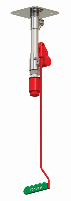 Ceiling Mount Drench Shower - Stainless Steel Pipe - manufacturer product image 1