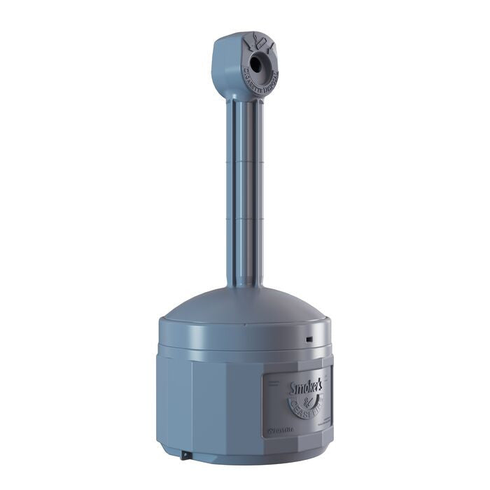 4-Gal. Cigarette Butt Receptacle, Gray Poly - manufacturer product image 3
