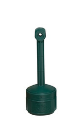 1-Gal. Cigarette Butt Receptacle, Green Poly - manufacturer product image 1