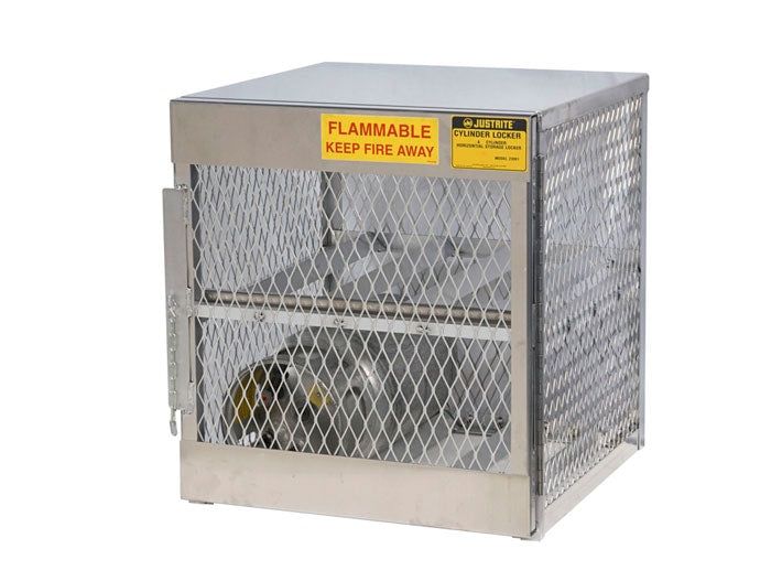Storage Locker Cabinet, 4 Horizontal LPG Cylinders - manufacturer product image 1