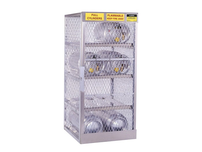 Storage Locker Cabinet, 8 Horizontal LPG Cylinders - manufacturer product image 1