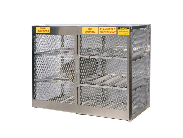 Storage Locker Cabinet, 12 Horizontal LPG Cylinders - manufacturer product image 1