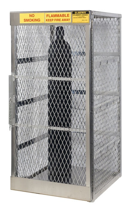 Storage Locker Cabinet, 10 Vertical Gas Cylinders - manufacturer product image 1