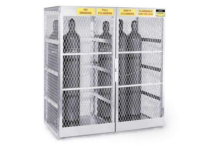 Storage Locker Cabinet, 20 Vertical Gas Cylinders - manufacturer product image 1